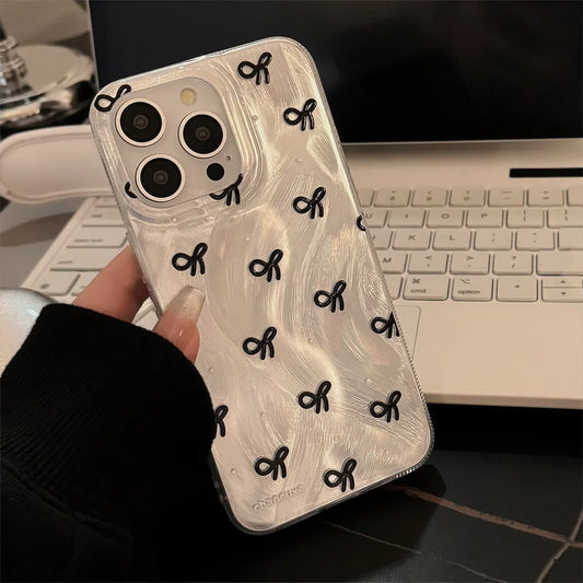 Luxury Laser Bow iPhone Case
