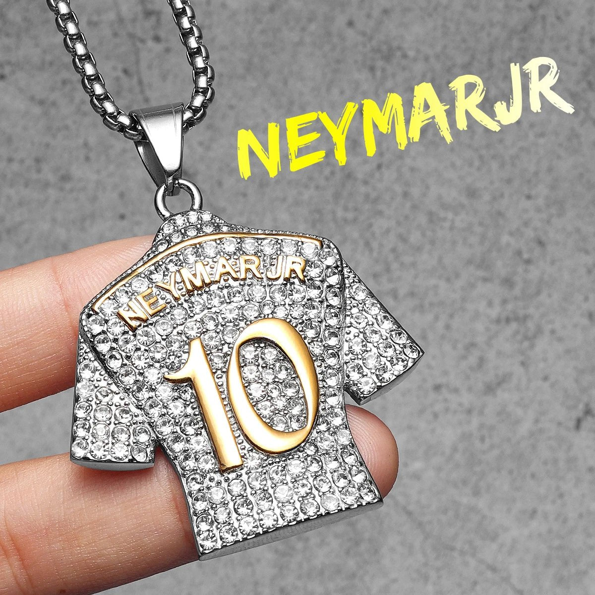 Neymar Inspired Chain stainless steel football jewelry