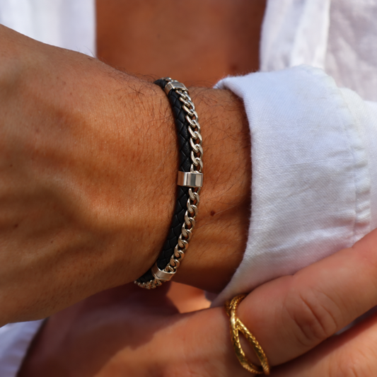 Forge Leather Bracelet