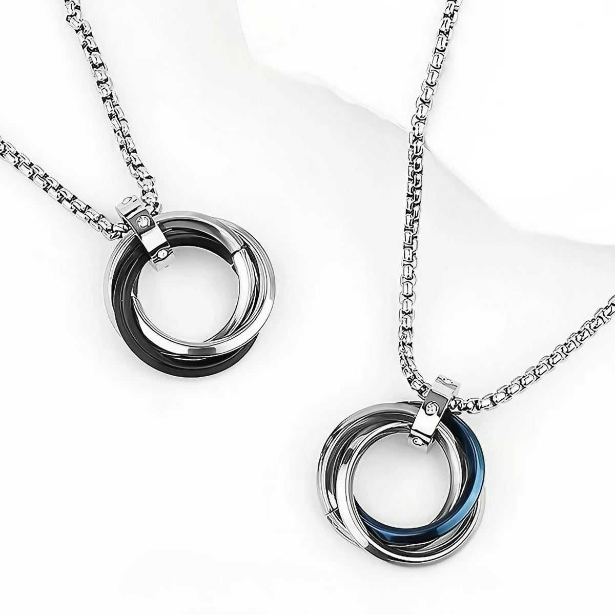 Interlocking Ring Necklace