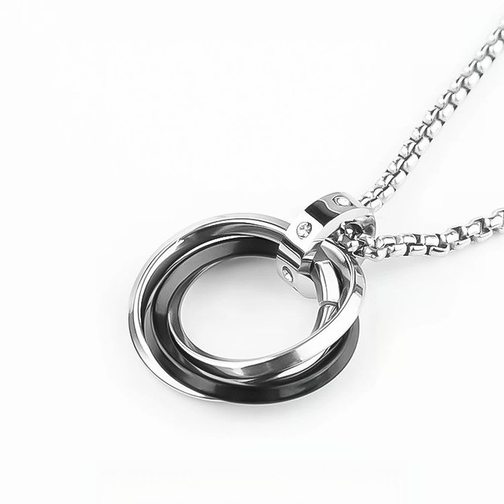 Interlocking Ring Necklace