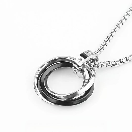 Interlocking Ring Necklace
