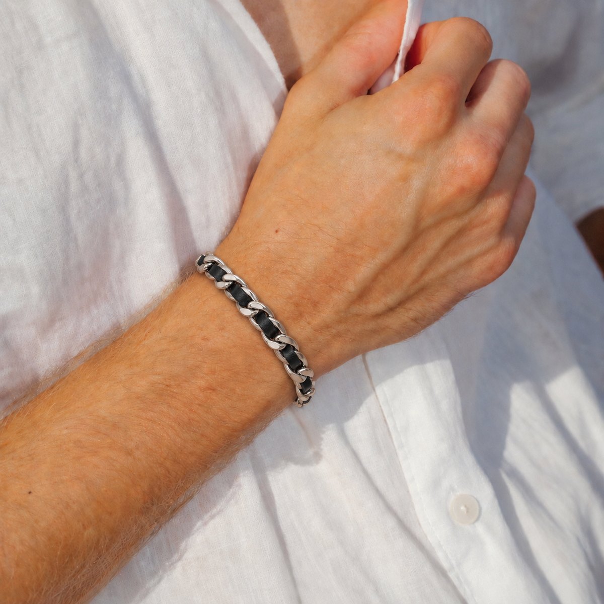 Cuban Leather Bracelet