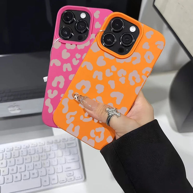 Pink Leopard iPhone Case