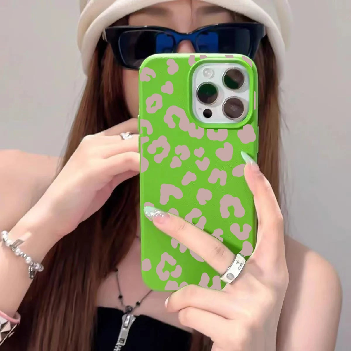 Pink Leopard iPhone Case
