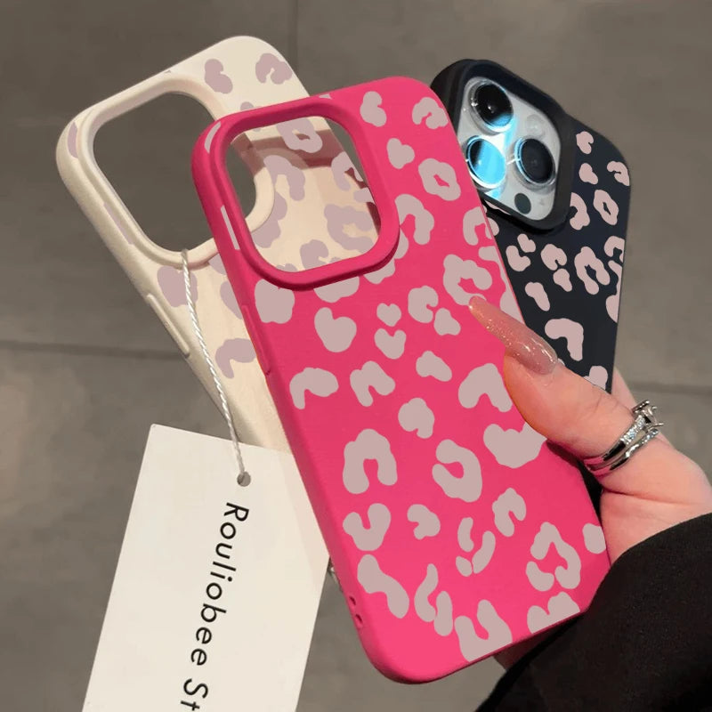 Pink Leopard iPhone Case