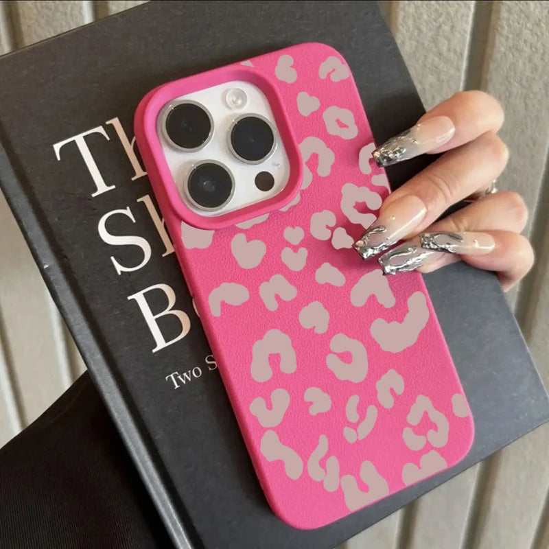 Pink Leopard iPhone Case