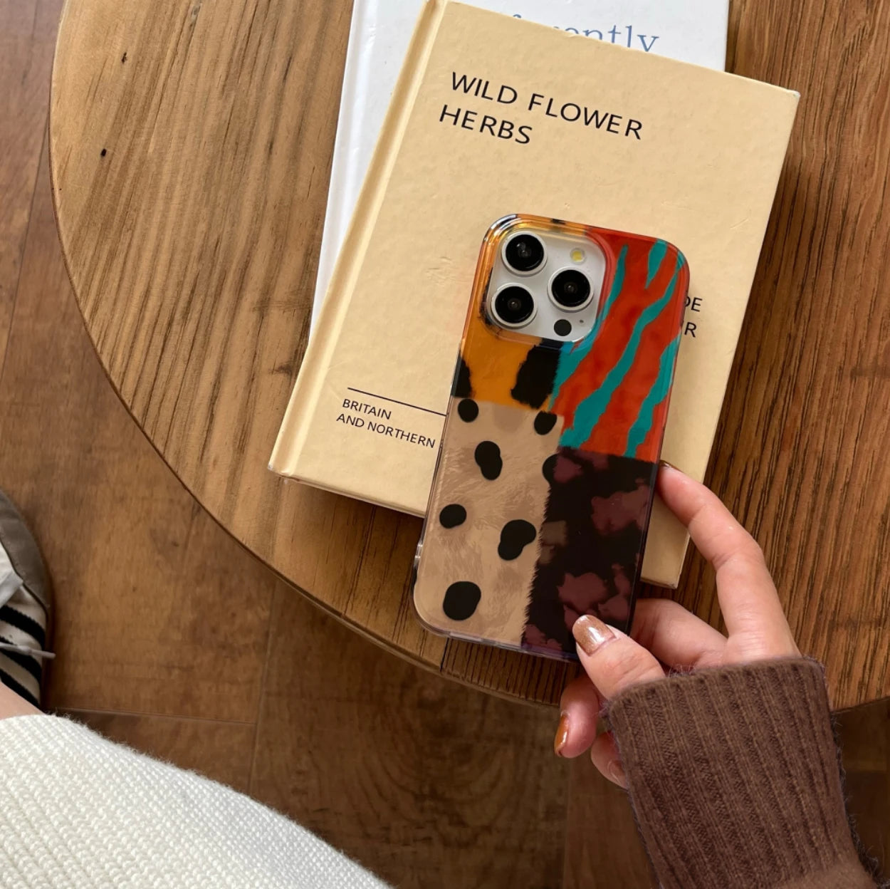 Four-Color Leopard Pattern iPhone Case