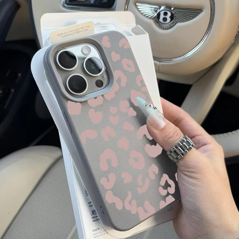 Pink Leopard iPhone Case